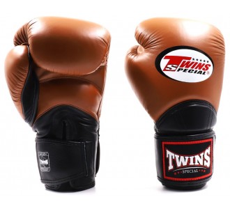 Боксерские перчатки Twins Special (BGVL-11 brown/black)
